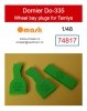 Omask 74817 Dornier Do-335 wheel bay plugs (for Tamiya) 1/48